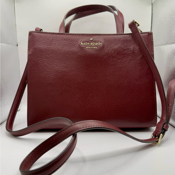 Kate Spade Burgundy Crossbody Bag - Picture 1 of 8